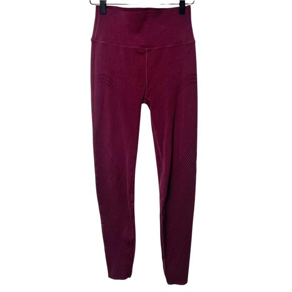 Sculpt Knot Made by Fabletics Maroon Butgundy Size Large Stretchy Leggings - Picture 2 of 7